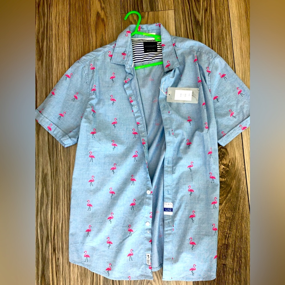 Mens flamingo shirt